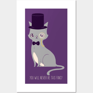 Fancy Cat Posters and Art